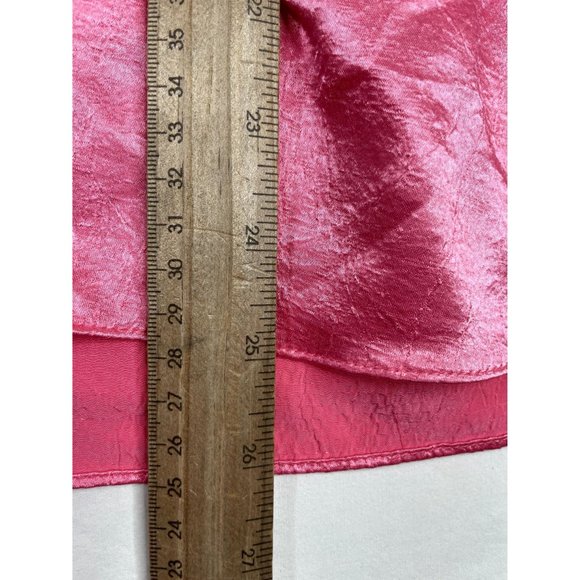 VIctorias Secret Vintage Gold Label Pajama Top size Medium Hot Pink - Picture 6 of 6